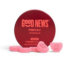 Photograph of product: Good News Gummies Friyay Watermelon (S) 100mg