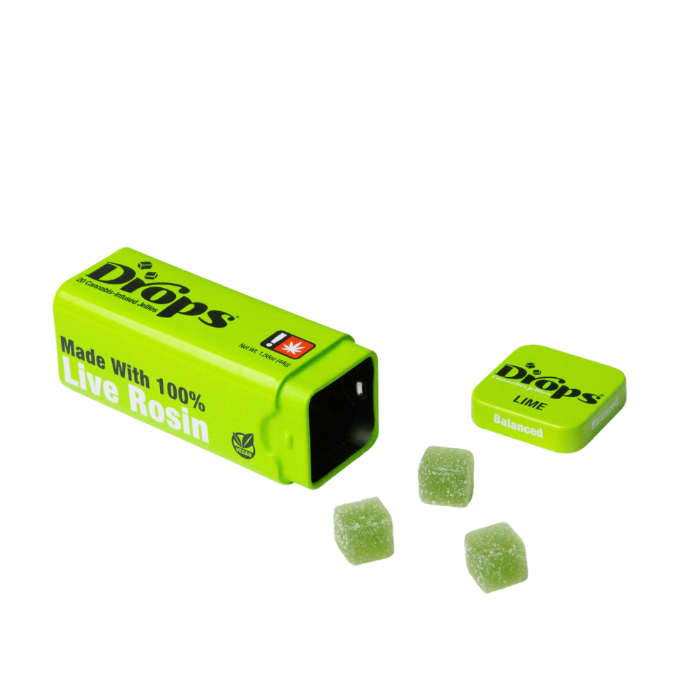 Photograph of product: LIME LIVE ROSIN GUMMIES 20-PACK (BALANCED)