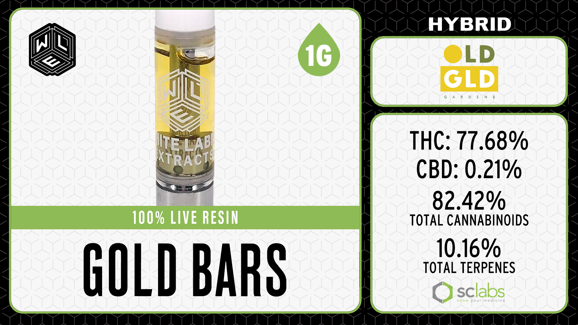 Photograph of product: Gold Bars Cart