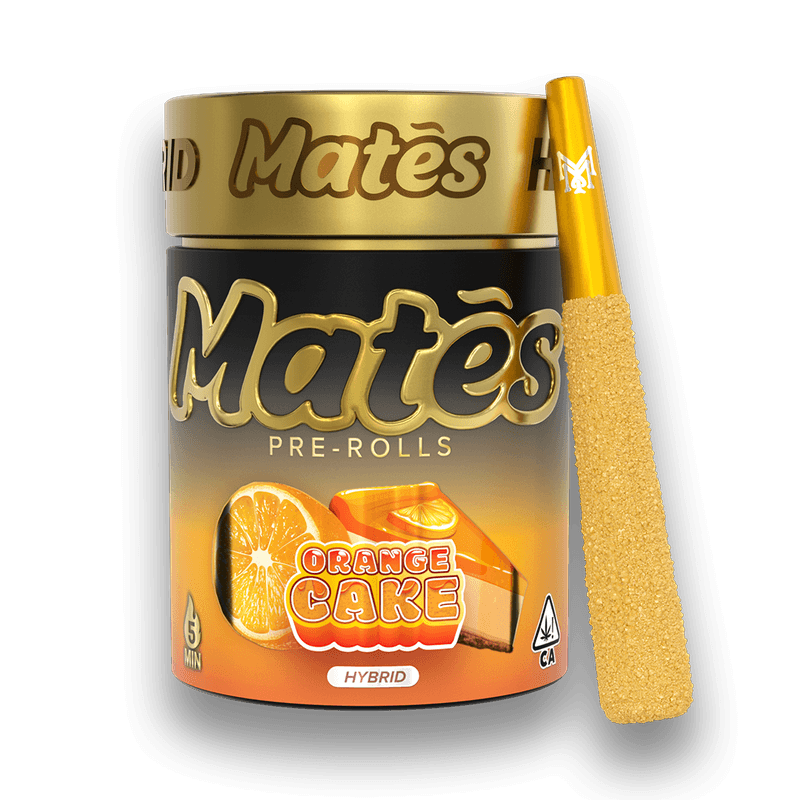 Photograph of product: MuhaMeds - 5 Pack Mates Infused Prerolls - Orange Cake
