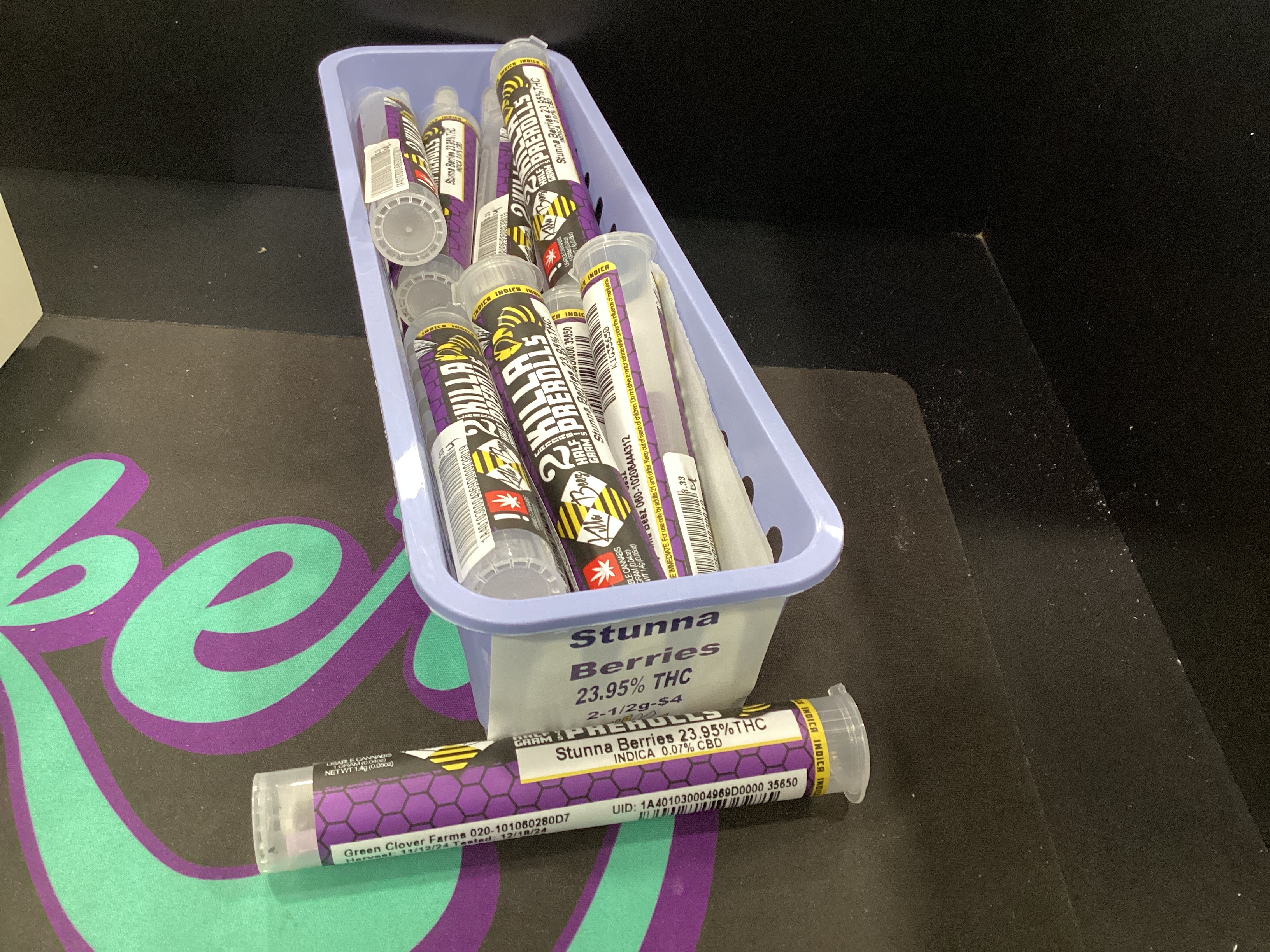 Photograph of product: Killa Beez 2- Stunna Berries Pre-Roll