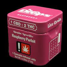 Photograph of product: Raspberry Jelly 1:2 | 50:100mg