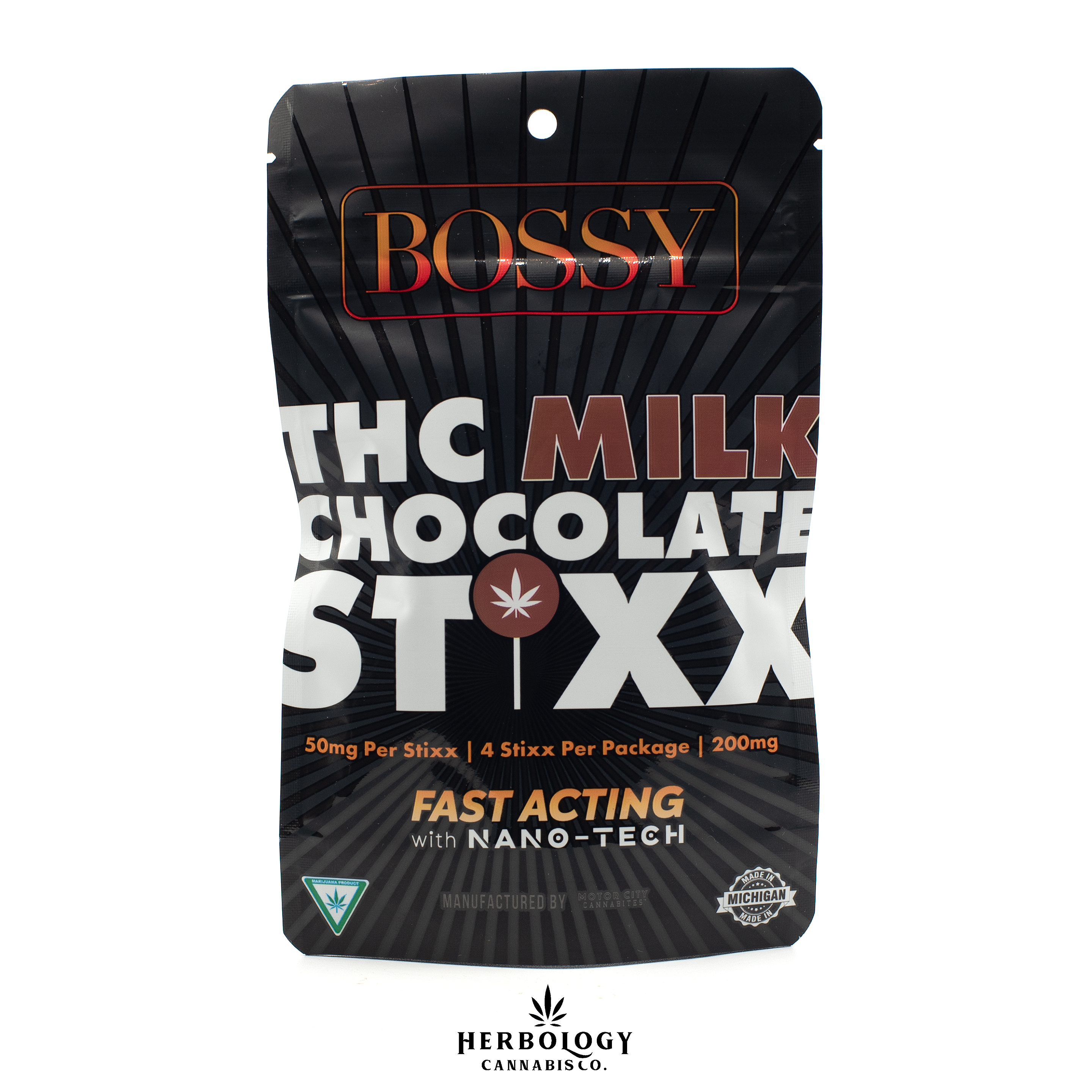 Photograph of Product: Bossy | Chocolate Stixx | Birthday | 200mg
