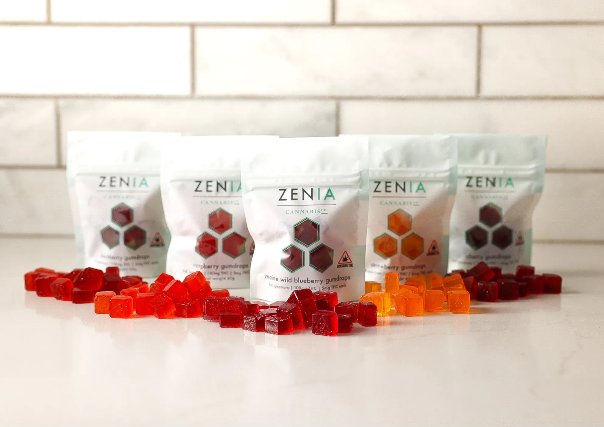 Photograph of product: Zenia Gumdrops - Strawberry 200mg