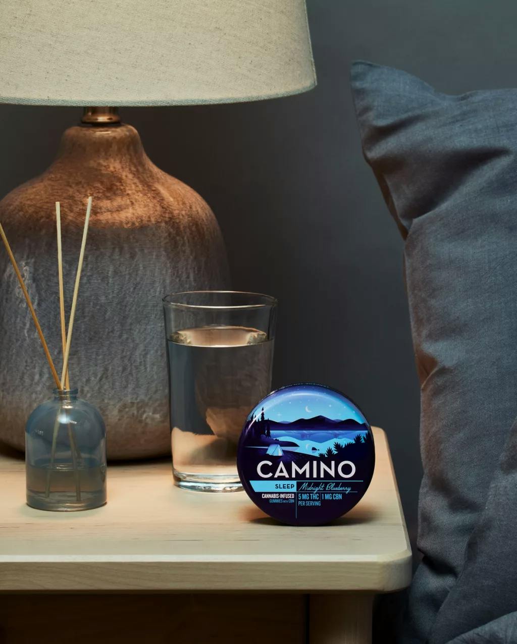 Photograph of product: Midnight Blueberry Camino Gummies 100mg (I) [20pk] - 