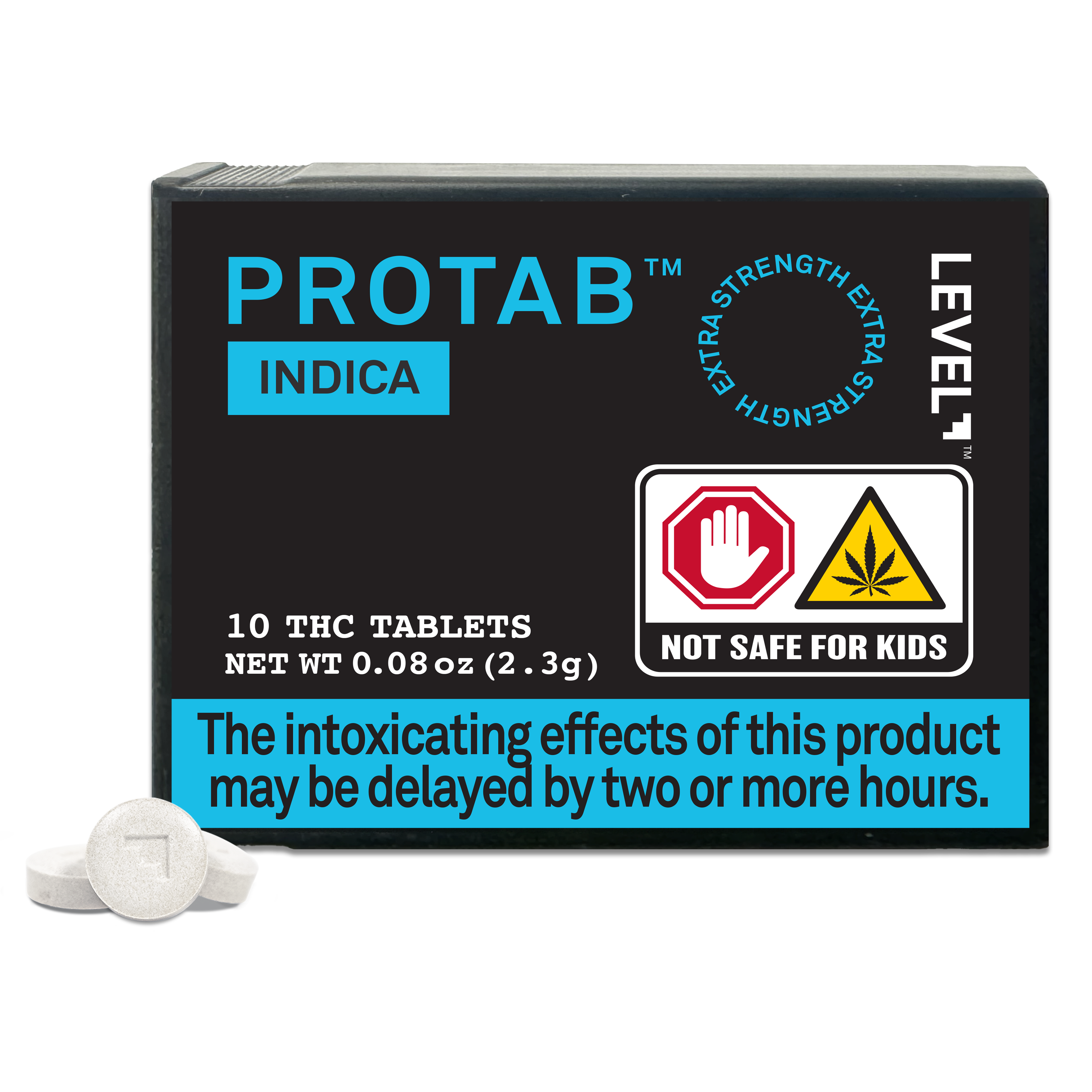 Photograph of product: Level - Oui'd Protab - Tablets - 10-Pack (100mg) [I]