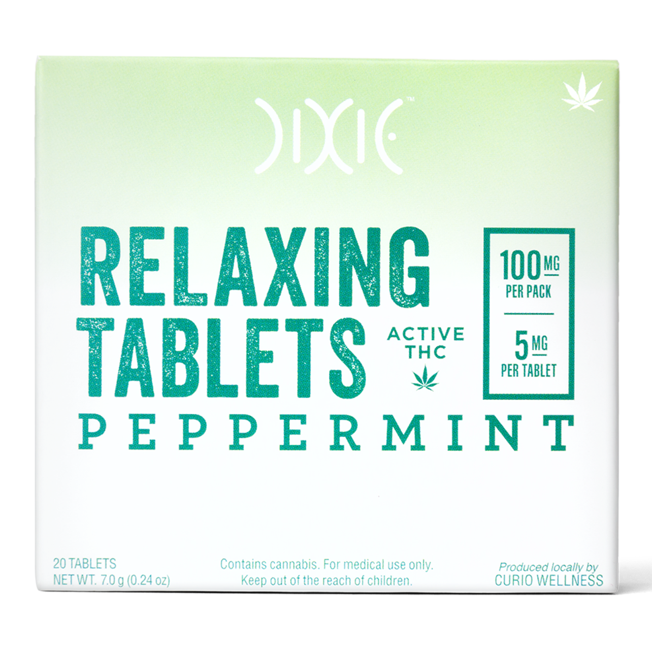 Photograph of product: Peppermint Relaxing Tablets | 20 x 5mg