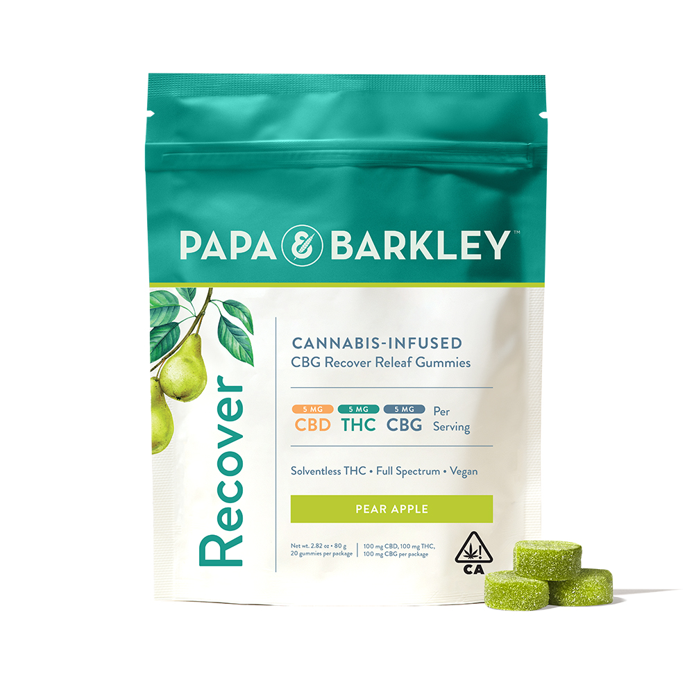 Photograph of product: PEAR APPLE 1:1:1 CBD:TH-oui:CBG GUMMIES
