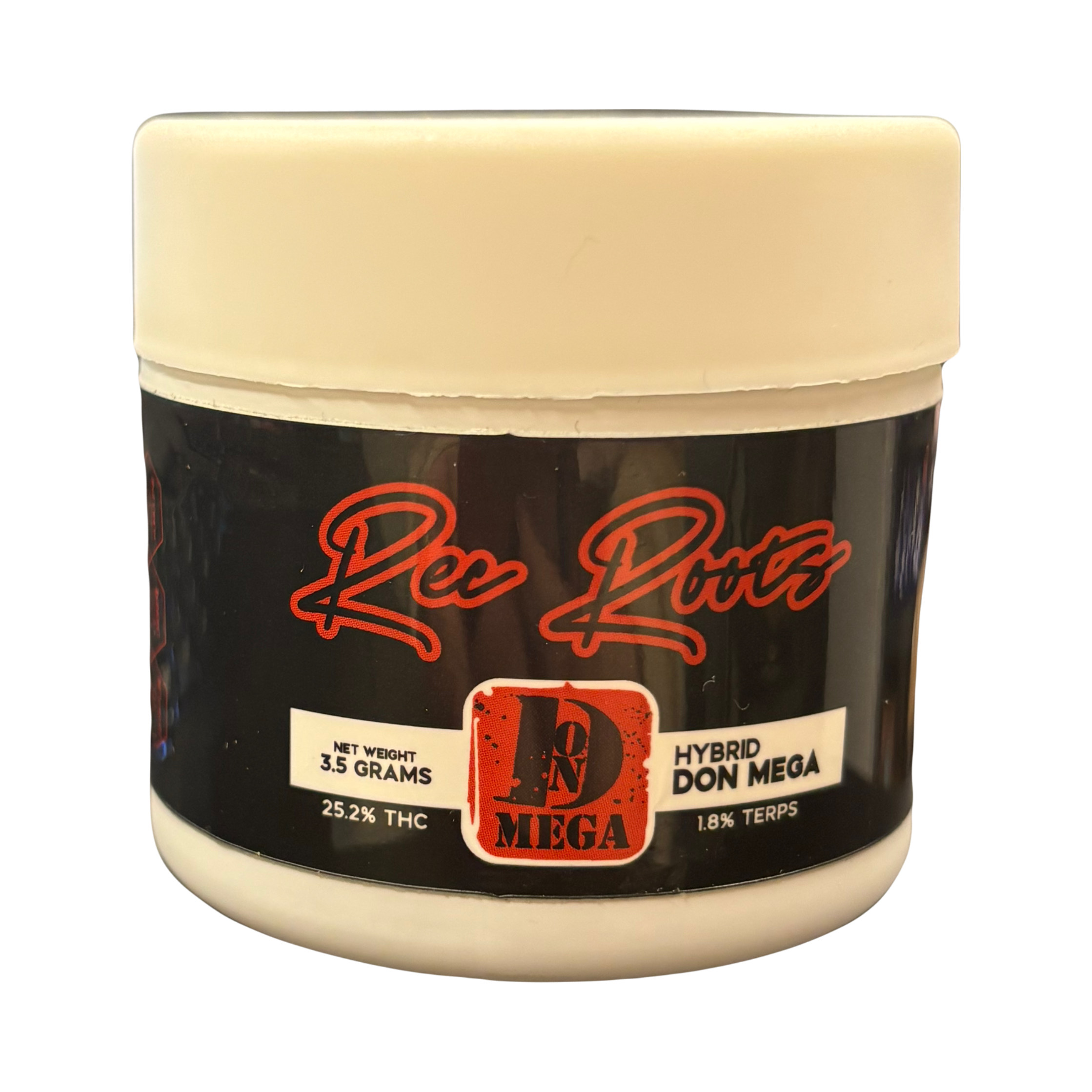 Photograph of product: Rec Roots - Don Mega - Flower - 3.5g
