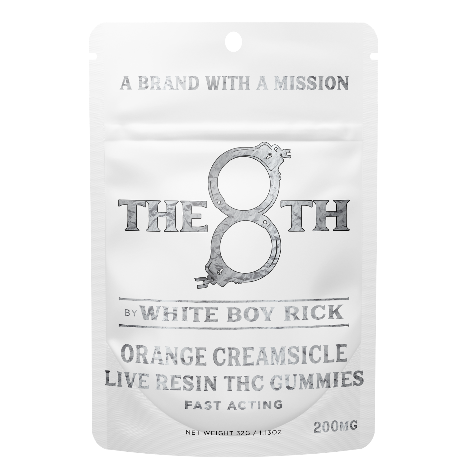 Photograph of Product: Orange Creamsicle | 200MG Live Resin Fast Acting Gummies