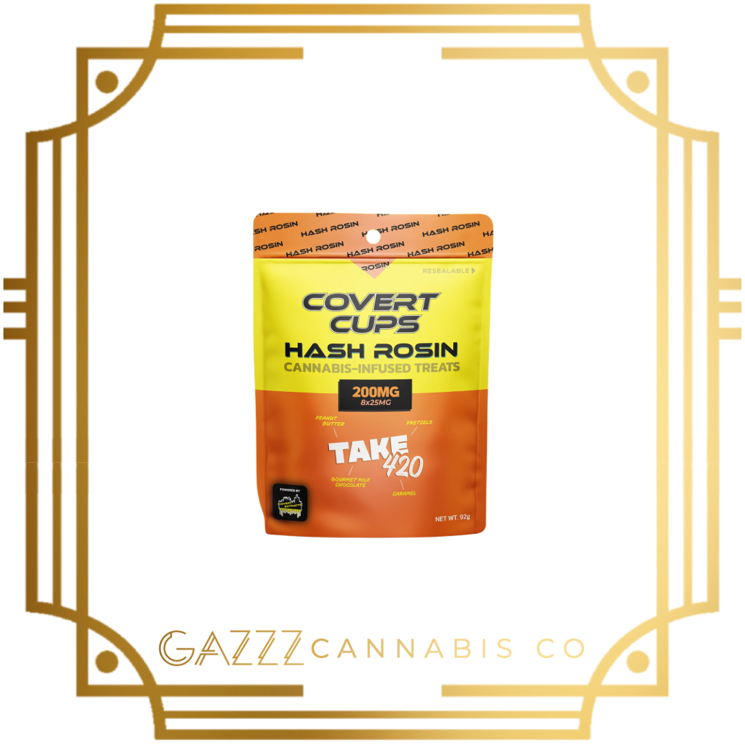 Photograph of product: Edible - Covert Cups | Chocolate 200mg | 8-Pck - Peanut Buter Cup