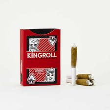 Photograph of product: King Roll - Cannalope Haze w/ Acapulco Gold - 0.75g - 4pk Infused Prerolls - 