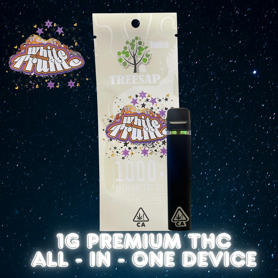 Photograph of product: Treesap - White Truffle (Oui'd) All-In-One Vape