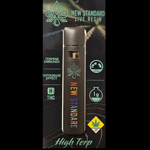 Photograph of product: Pineapple Tsunami 1:1 CBD Live Resin Disposable | 1g