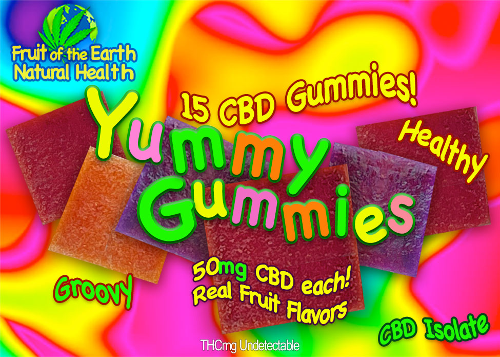 Photograph of product: FOTENH CBD Gummies Broad Spectrum 50mg each