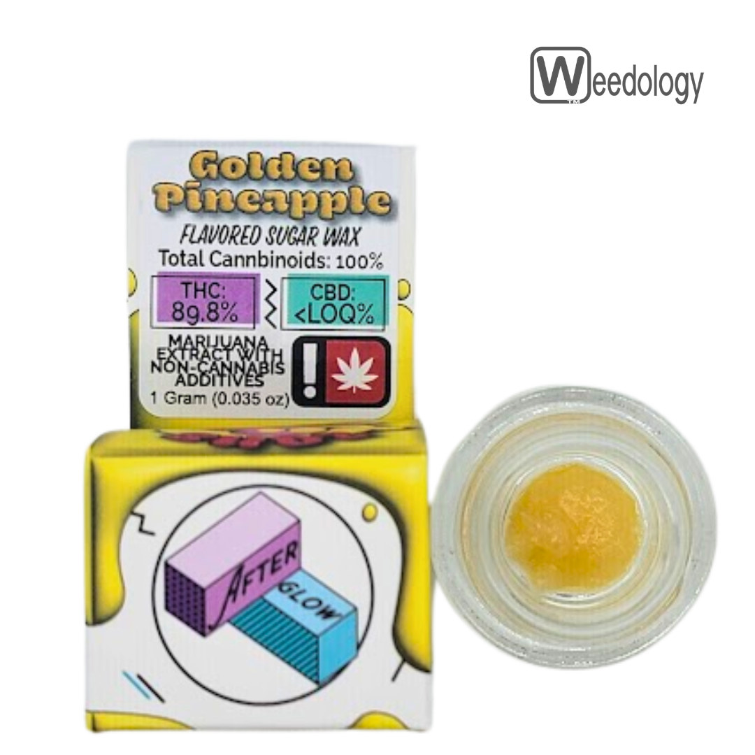 Photograph of product: After Glow 1g GOLDEN PINEAPPLE FLAV-Sugar Wax