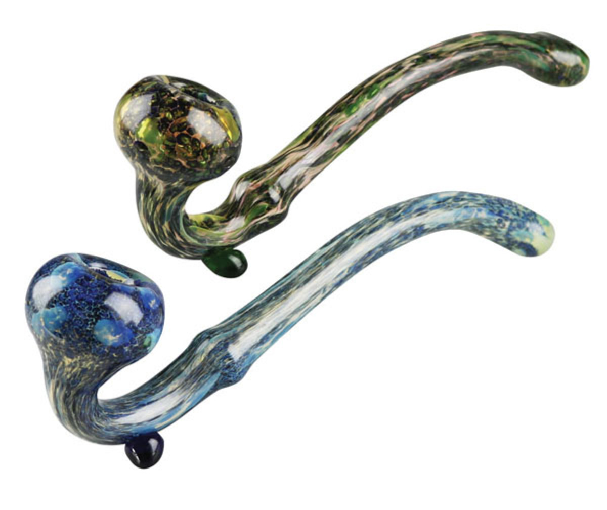 Photograph of product: Fumed Sherlock Glass Pipe - 8.5"