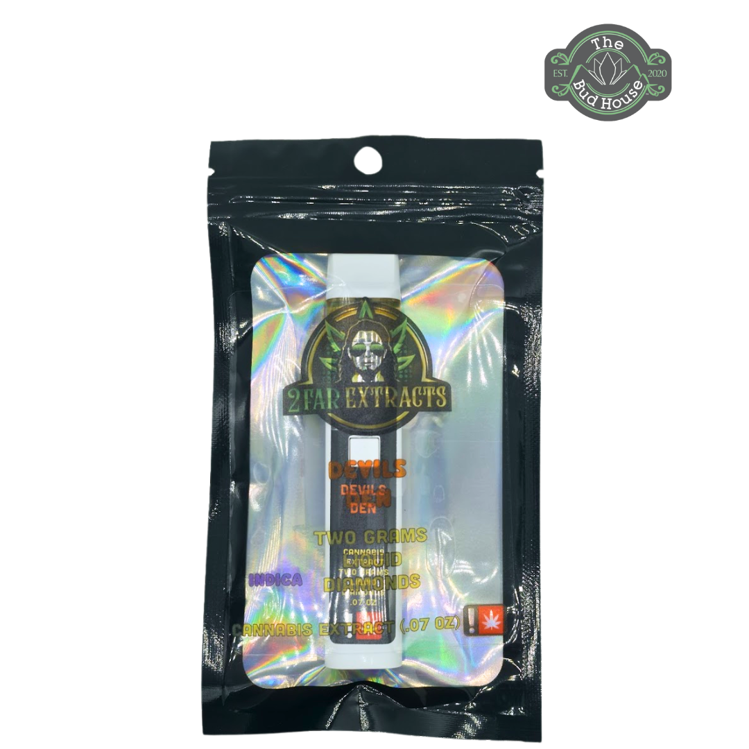 Photograph of product: 2 Far Extracts 2g DEVILS DEN LD AIO