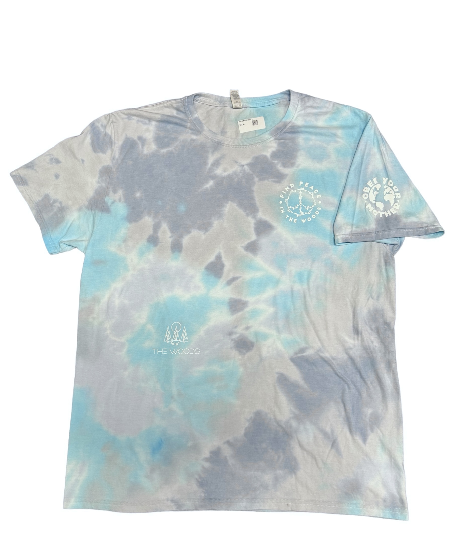 Photograph of product: Blue Tie Dye Tee (2XL)