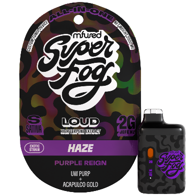 Photograph of product: MFUSED Loud Liquid Diamonds | Purple Reign