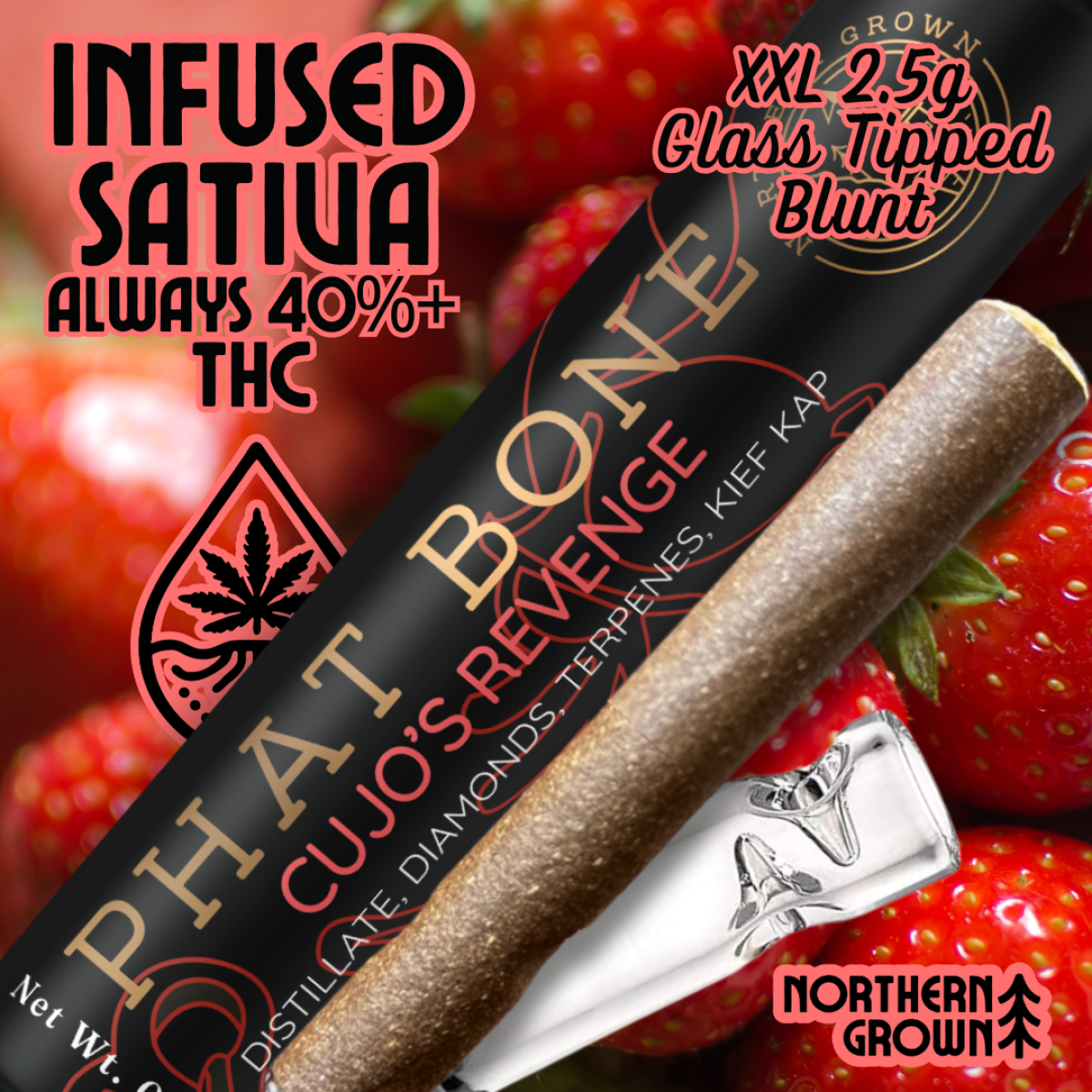 Photograph of product: Cujo's Revenge (Infused Blunt) | 2.5g