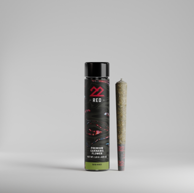 Photograph of product: Blue Monaco Pre-Roll 1g