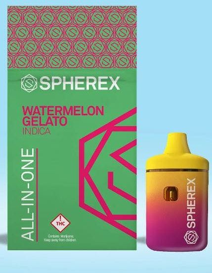 Photograph of product: Watermelon Gelato | Spherex | AIO 1G - 