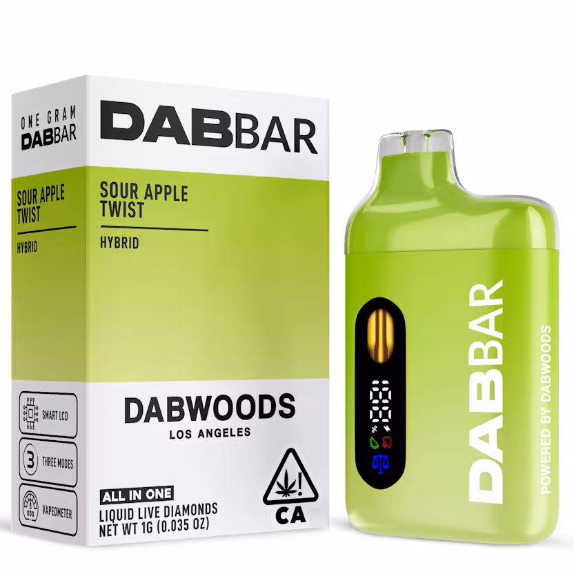 Photograph of product: Dabwoods - Sour Apple Twist - Disposable