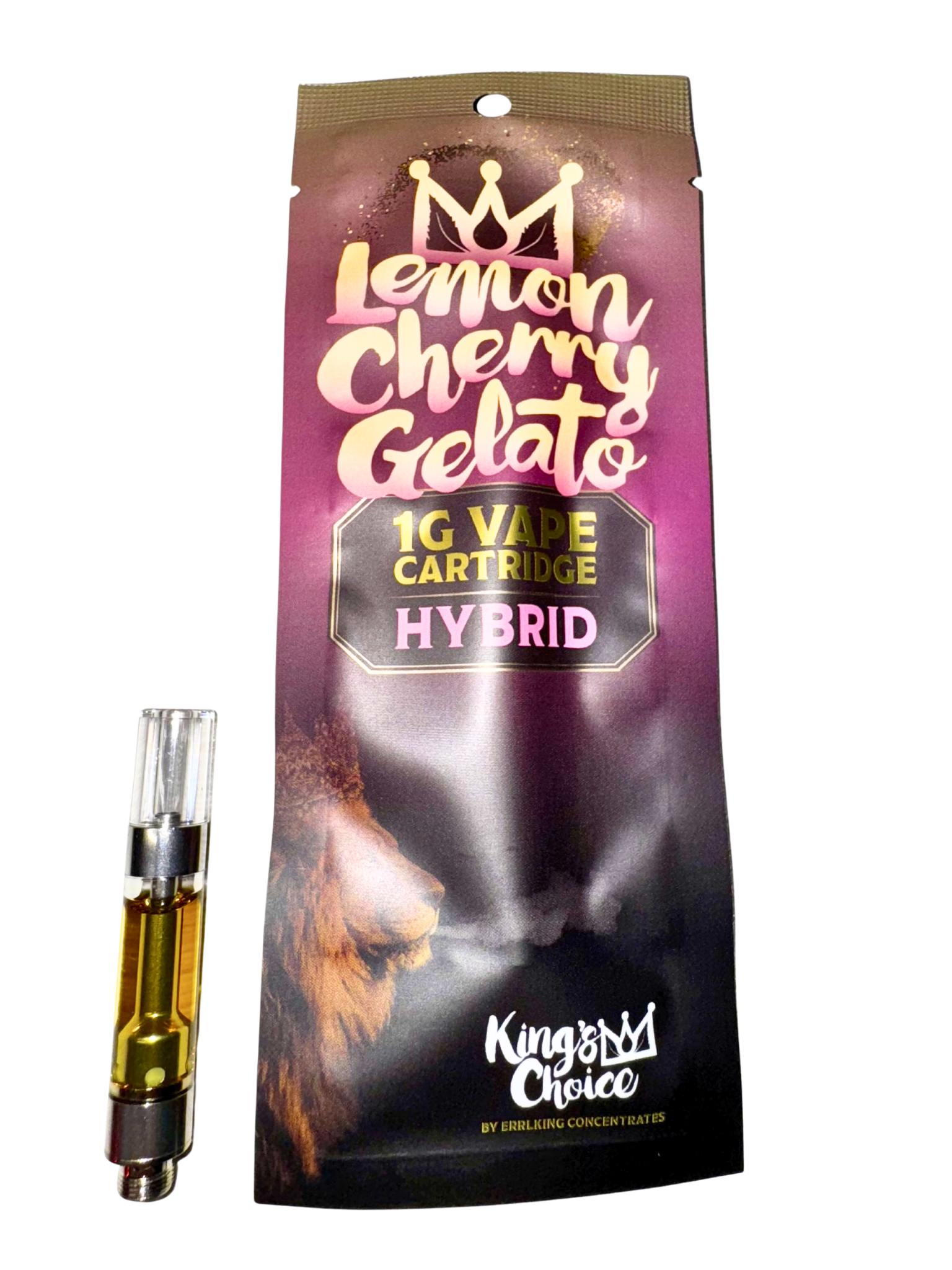 Photograph of product: Lemon Cherry Gelato 510 Vape Cart