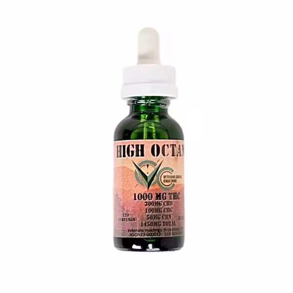 Photograph of Product: Veterans Choice | High Octane | Tincture | 1000mg
