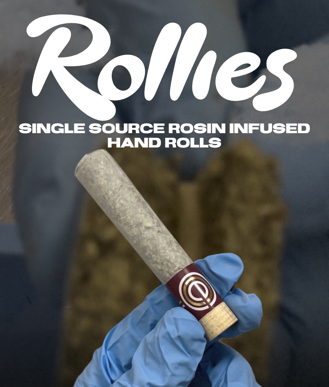 Photograph of product: ECC Rollies Presidential Pastriez Flower 2g x Blackberry Panna Cotta Rosin