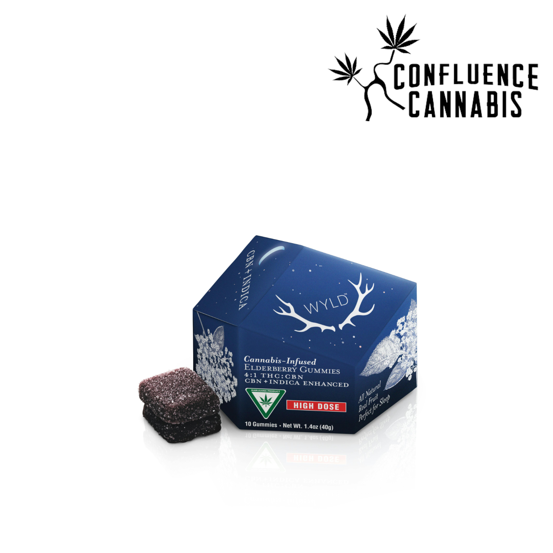 Photograph of product: Elderberry Gummies 4:1 TH-oui:CBN
