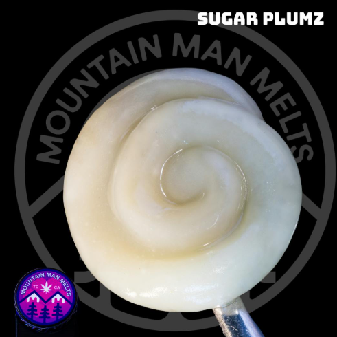 Photograph of product: Mountain Man Melts Sugar Plumz Living Soil Live Rosin