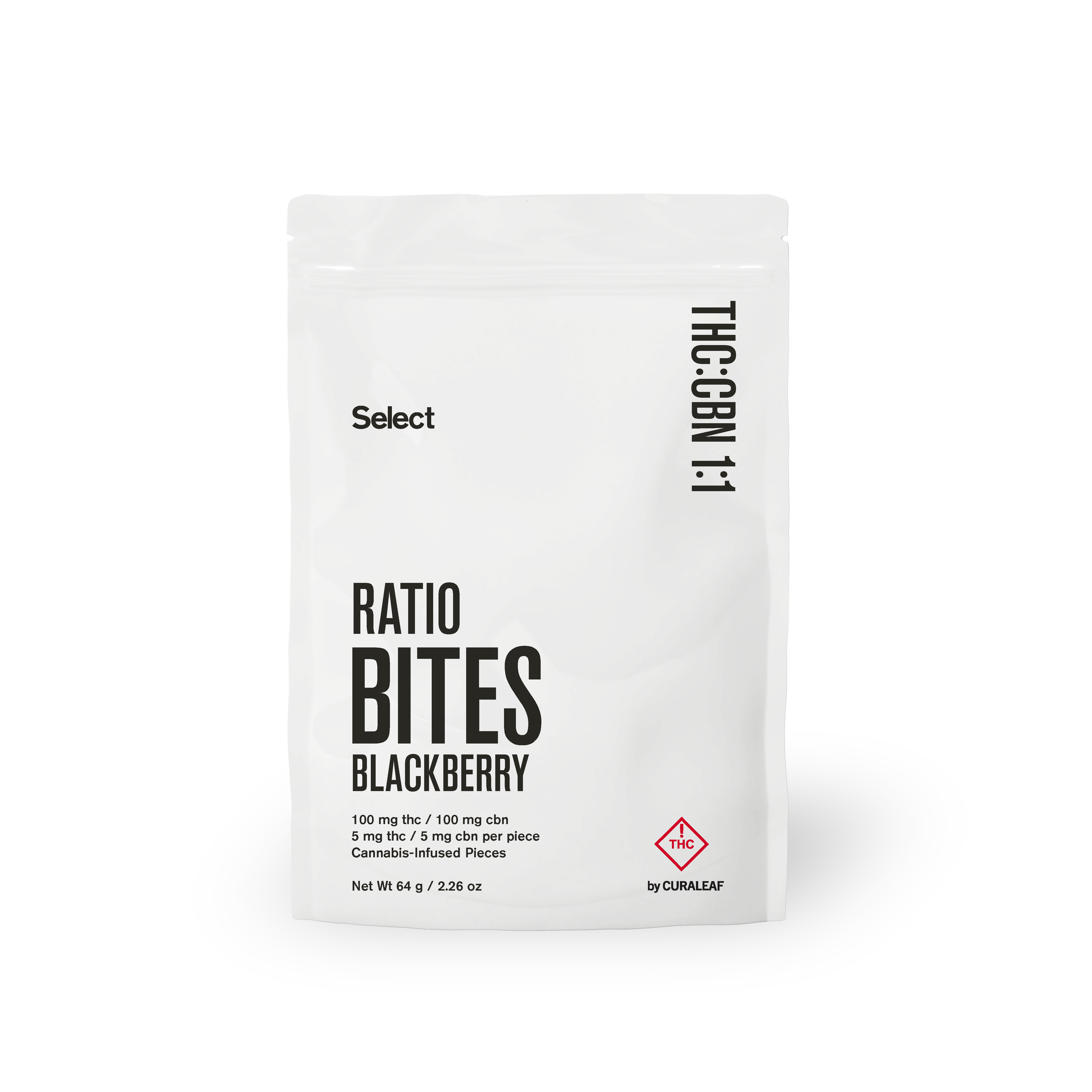Photograph of product: Select Blackberry Snooze Bites 100mg 20pk