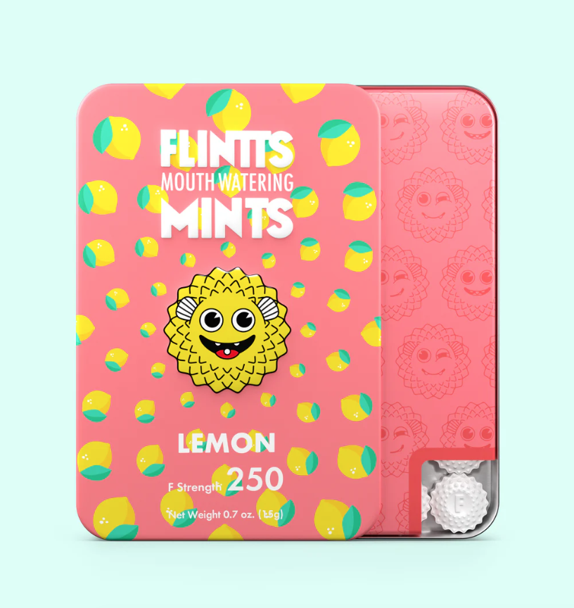 Photograph of product: Flints Mints | Lemon | 30ct