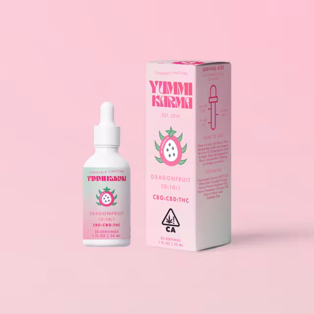 Photograph of product: Yummi Karma | Tincture 30mL | 10:10:1 Dragonfruit