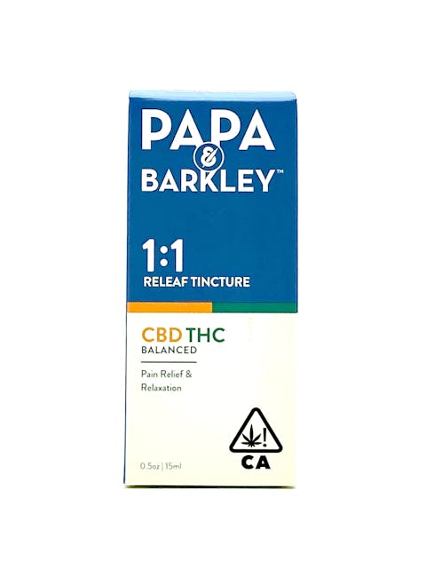 Photograph of product: 1:1 CBD:TH-oui - Releaf Tincture - 15ml - each