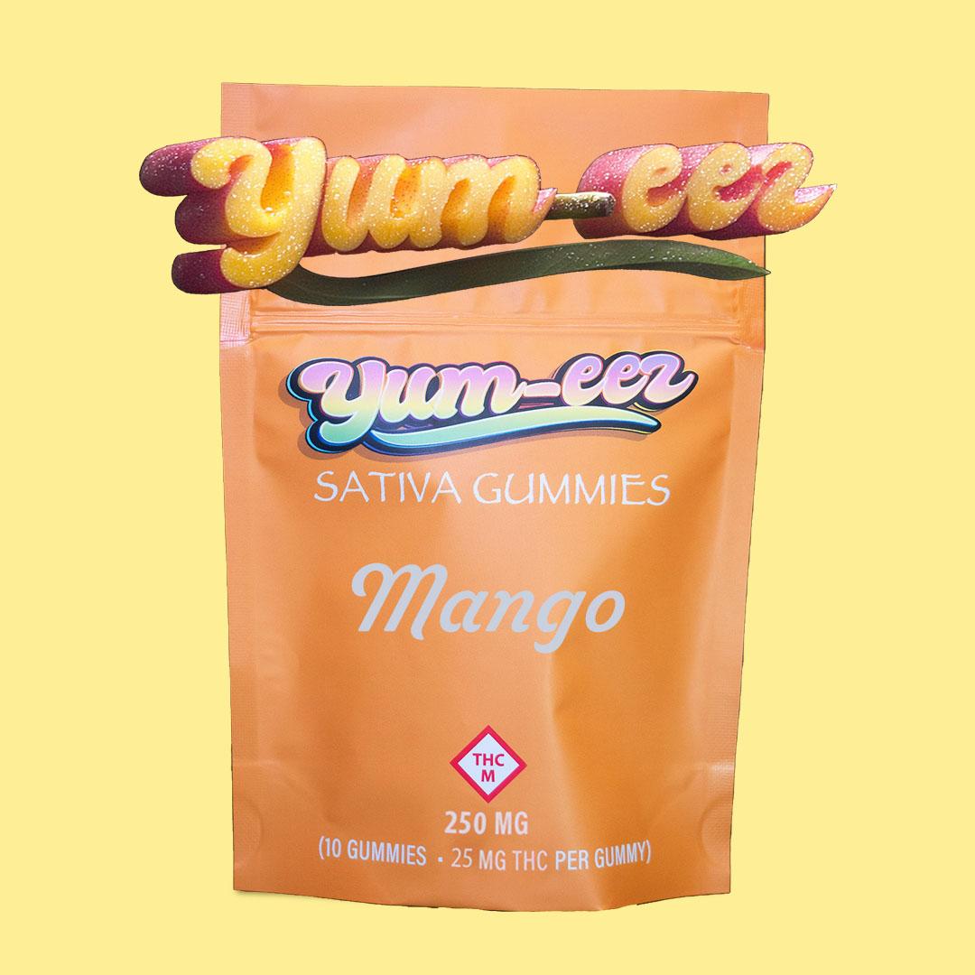 Photograph of product: Yum-Eez | Mango Oui'd Gummies | 250mg (10pk)