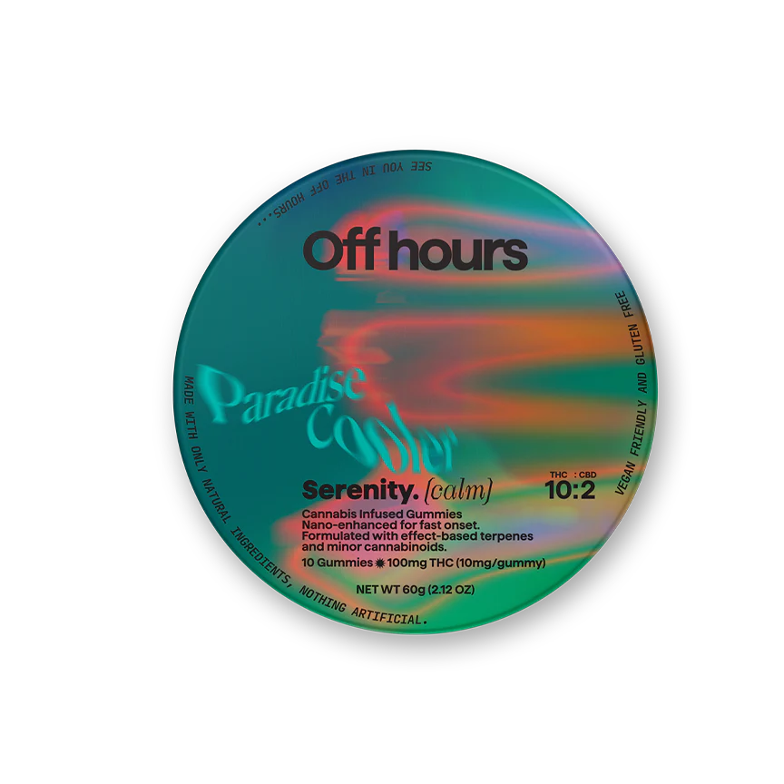 Photograph of product: Serenity Gummies | 10 Pack | TH-oui: 100mg, CBD: 20mg