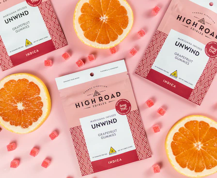Photograph of product: Gummies | Unwind Grapefruit | 100mg