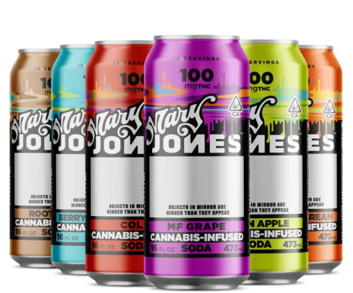 Photograph of product: Mary Jones Soda | Green Apple | Soda | 100mg