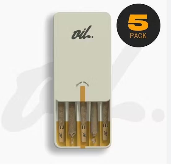 Photograph of product: Oil 5pk: Infused Pre-Rolls .75 each