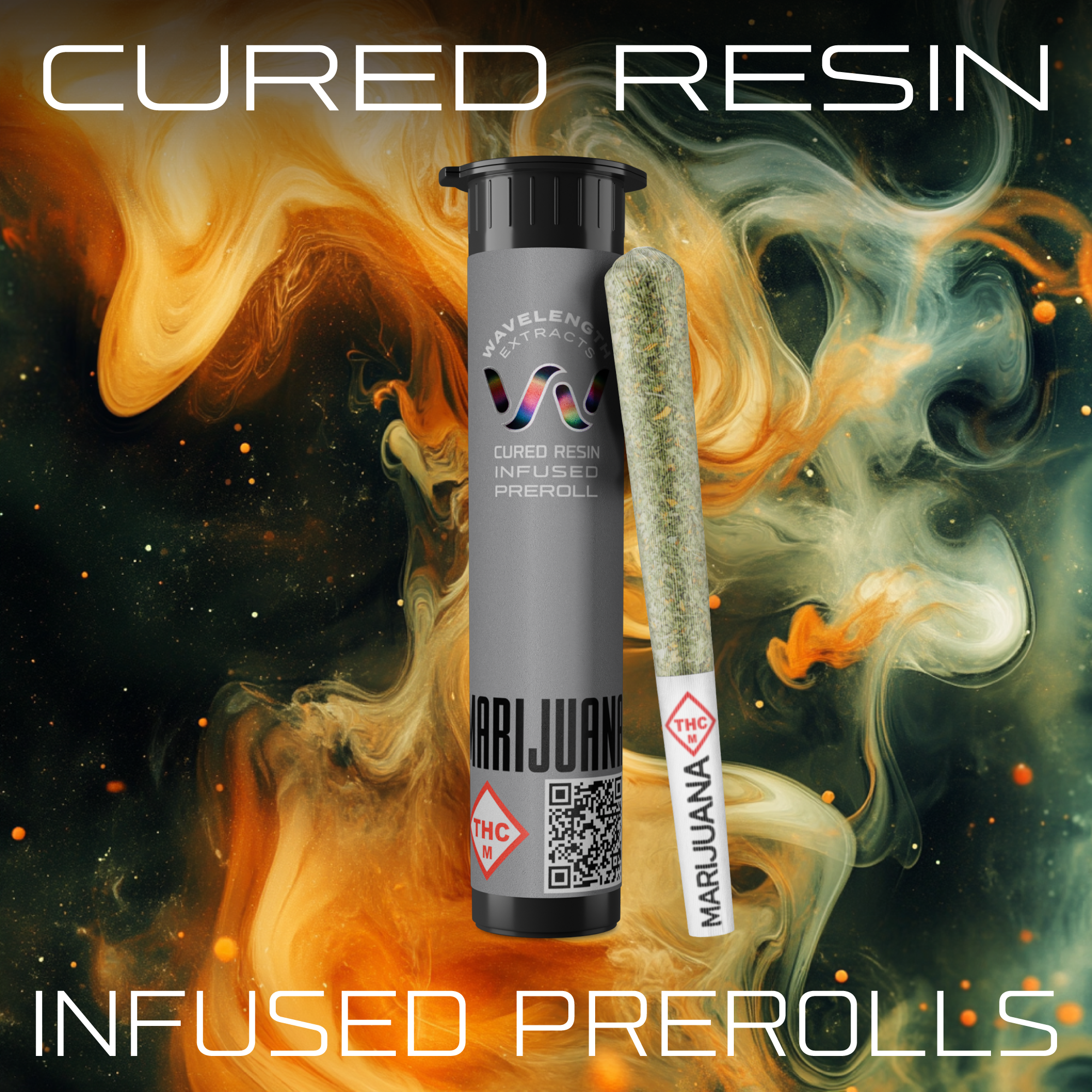 Photograph of product: Zerials Cured Resin Infused Preroll (1g)