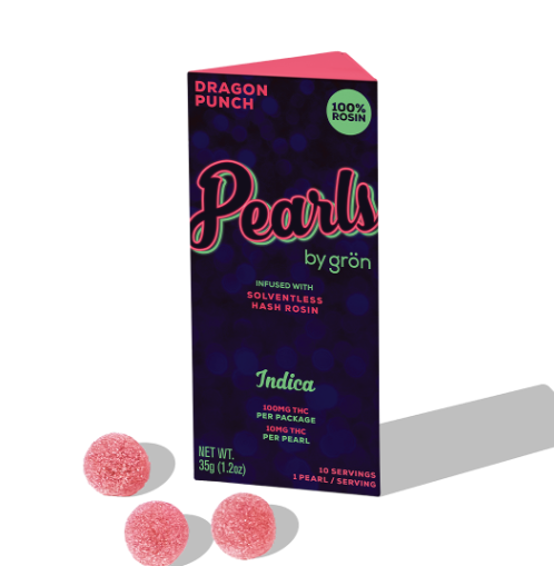 Photograph of product: Pearls | Dragon Punch | Live Rosin  10pk