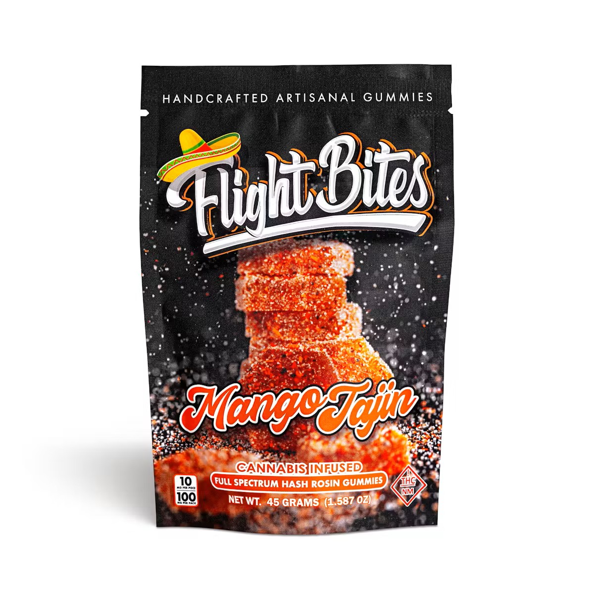 Photograph of product: Flight bites- Rosin gummy - Mango Tajin 10mg/pc
