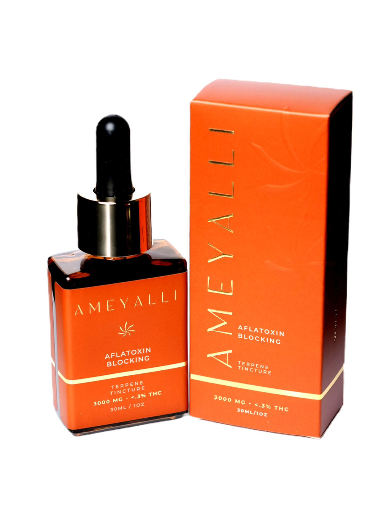 Photograph of product: Terpene Tincture - Ameyalli Orange: Aflatoxin Blocking - 3000mg