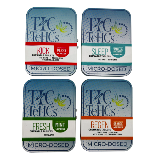 Photograph of product: High TeHC 200mg Tic-TeHCs - Vanilla Spearmint Sleep 1:2 (TH-oui:CBN)