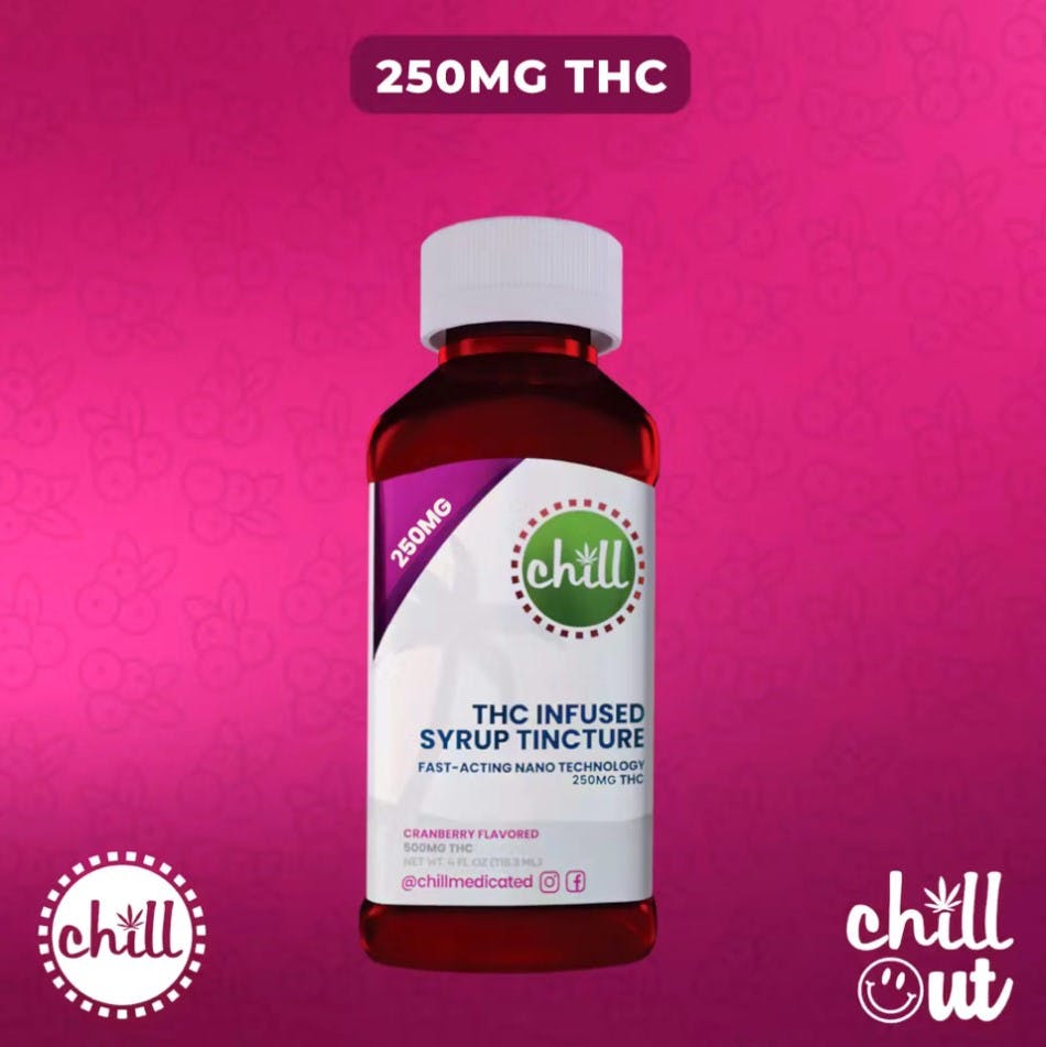 Photograph of product: Chill Medicated | Strawberry Syrup | 250mg