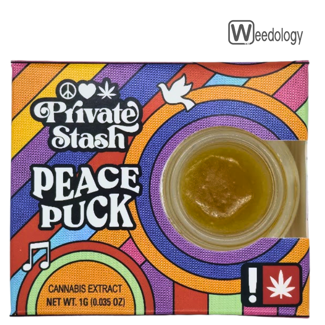 Photograph of product: Peace Puck 1g OISHI x WEDDING BAND CR Dab