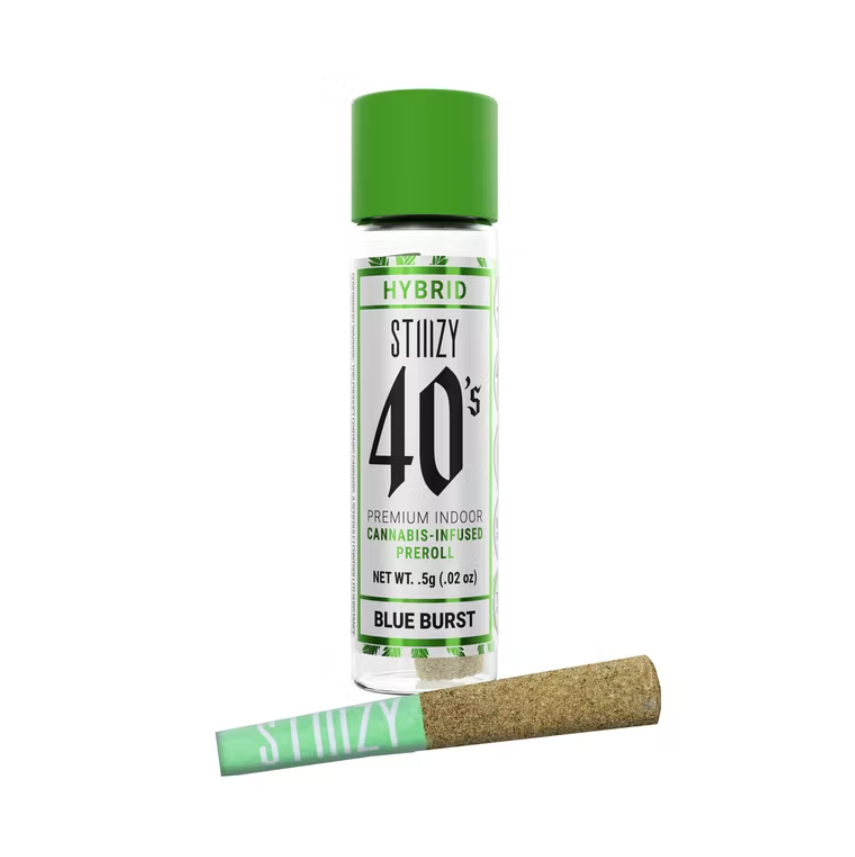 Photograph of product: Stiiizy: 40's Blue Burst 2g Blunt